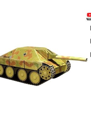 Maquete P Montar Em Papel 87 Tanque De Guerra Hetzer Compre Produtos