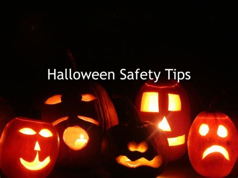 Halloween Safety Tips Ppt