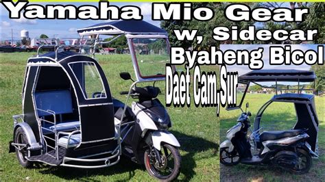 Yamaha Mio Gear W Black Beautiful In White Sidecar Bound To Daet Cam