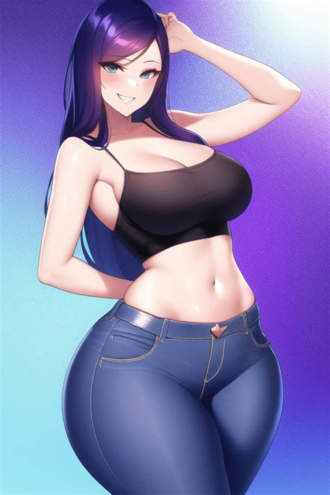 League Of Legends Hot Hentai Purple Hair Shiny Skin Curvy