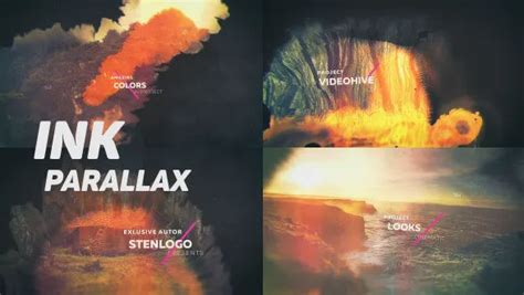 Videohive Ink Parallax Slideshow Free After Effects Templates