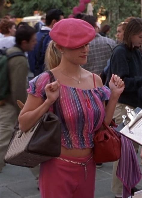 Legally Blonde Elle Woods Reese Witherspoon Y2k Pink Outfits 2000s 90s