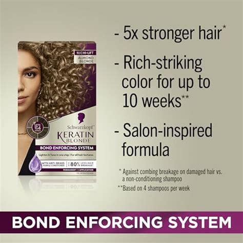 Snapklik Schwarzkopf Keratin Blonde Hair Dye Almond Blonde Hi Lift Permanent Color