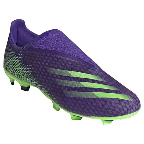 Adidas X Ghosted 3 Laceless Fg Football Boots Blue Goalinn