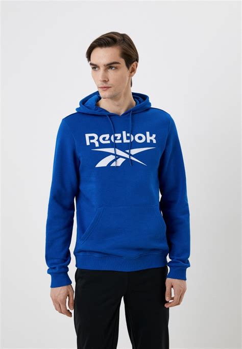 Худи Reebok RI BIG STACKED LOGO HOOD, цвет: синий, RTLACN768601 ...