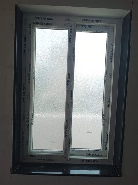 Simta Astrix Tinted Glass Upvc Sliding Window At Rs Sq Ft In Guntur