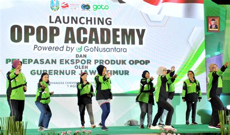 Pemprov Jatim Dan Goto Luncurkan Opop Academy Ajak Umkm Naik Kelas