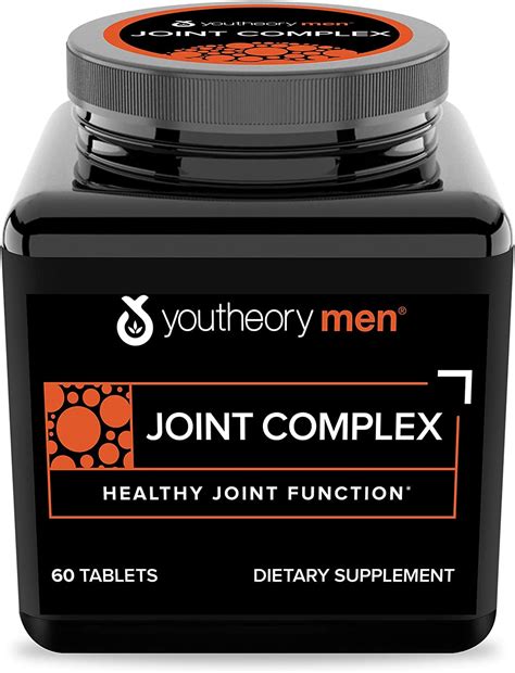Youtheory Joint Complex for Men – with Boswellia, Ginger, Turmeric,