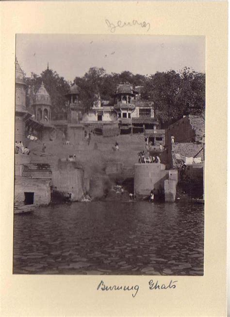 Varanasi Banaras Banares Views Ghats Funerals And Ganges From A