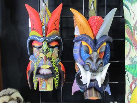 Boruca Brunka Masks Costa Rica Visual And Performing Arts