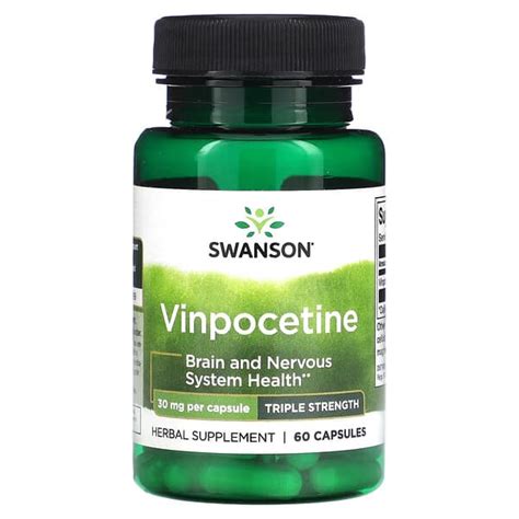 Swanson Vinpocetine Mg Capsules