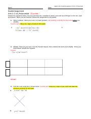 2 14 TGA Polynomials A1B Fin Docx Algebra 1B Graded Assignment