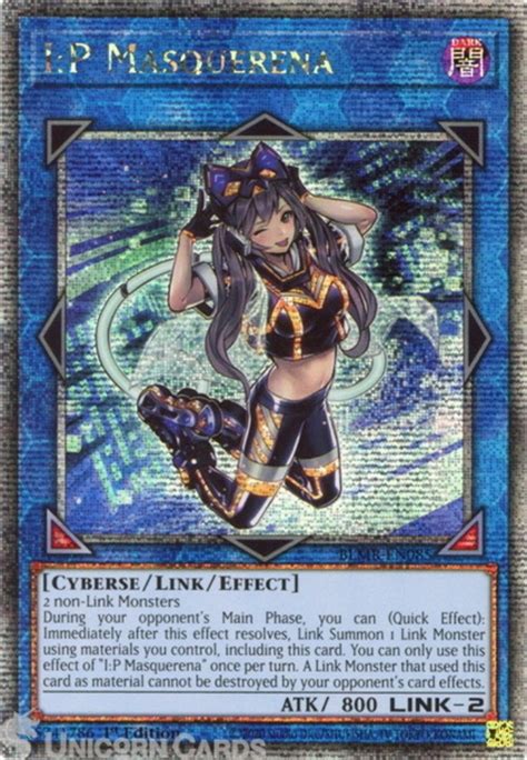 BLMR EN085 QCSR I P Masquerena Quarter Century Secret Rare 1st