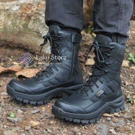 Jual Sepatu Pdl Tni Tactical Ujung Besi Terbaru Original Caanggo