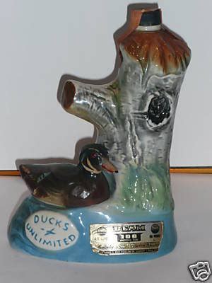 Jim Beam Ducks Unlimited Decanter Full And Sealed