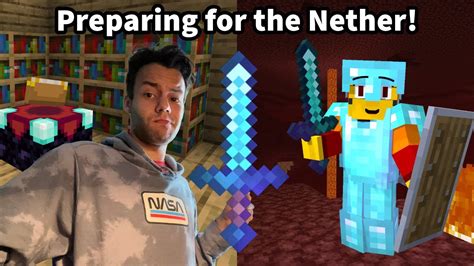 Minecraft Gameplay Preparing For The Nether YouTube