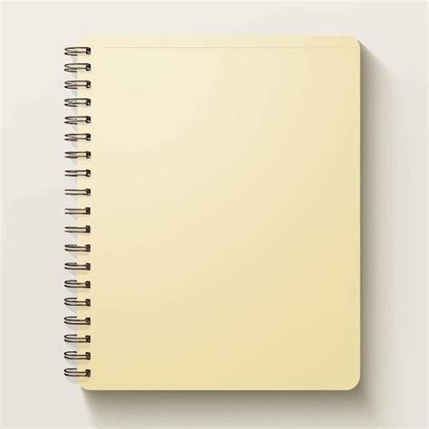 Premium Vector Blank Notebook