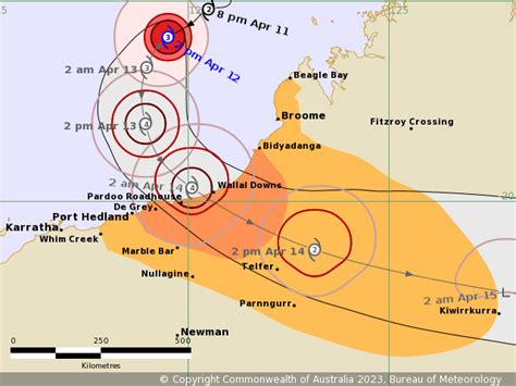 Tropical Cyclone Ilsa Landfall Expected As Category Cyclone