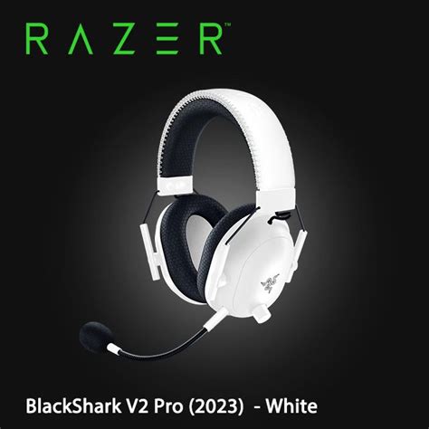 Razer 雷蛇 Blackshark V2 Pro White 2023 黑鯊 V2 Pro 白 2023 藍牙無線耳機麥克風