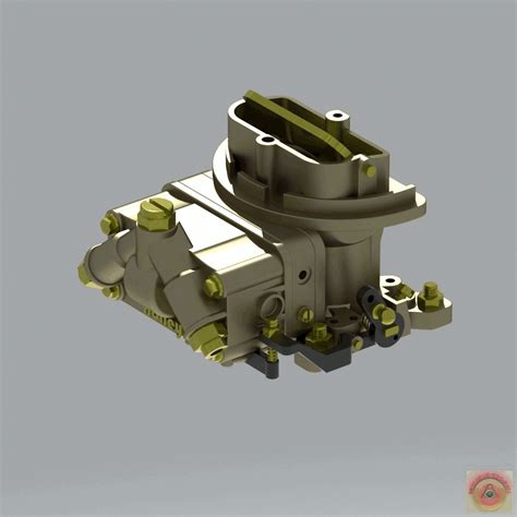 Archivo Stl Holley 500 Cfm Doble Cañón Carburetor 🌆 ・modelo Para