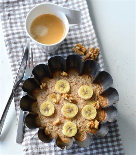 Havermouttaartje Met Banaan Uit De Oven Recept Betty S Kitchen