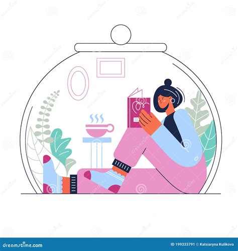 Introvert Woman Stock Illustrations 305 Introvert Woman Stock