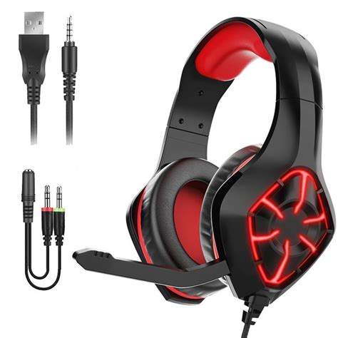 Игровые наушники MOSS GS-1000-1, черный, красный - купить по доступной ...