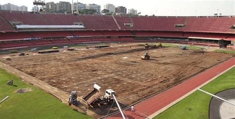 São Paulo Faz Reforma Completa No Gramado Do Morumbi Veja Fotos