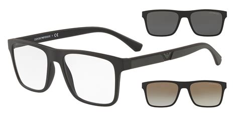 Emporio Armani Ea4115 With Clip On 58531w Brille Matte Black