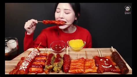 Boki Asmr Fried Chicken Sausage Mukbang Bites Only New Asmr Trend