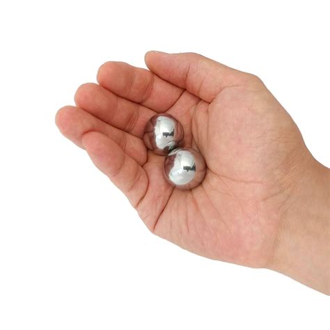 Solid Stainless Steel Pocket Sized Baoding Balls Baodingballs