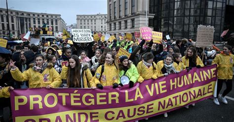 Les anti IVG défilent à Paris contre l allongement de la durée légale