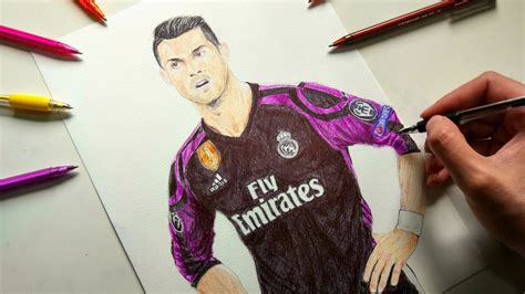 Comic Drawing Of Ronaldo S Face