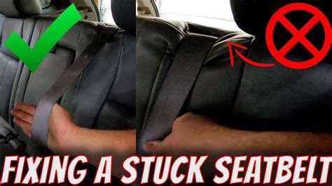 How To Fix Car Seat Belt Buckle Stuck In Head Brokeasshome