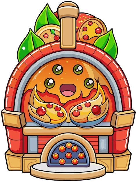 Premium Vector Pizza Oven Vector Graphics Illustration Eps Source