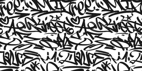 Premium Vector Graffiti Background With Marker Letters Bright