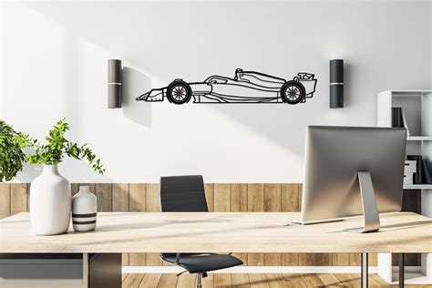 Formula Silhouette With Rim Wall Art Rotating Wall Art Etsy