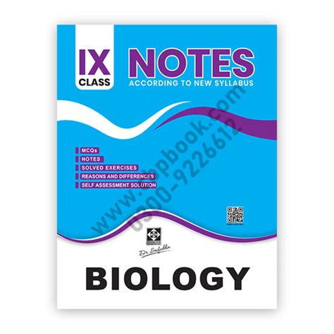 Biology Notes For Class Ix Class 9 By Dr Saifuddin Cbpbook