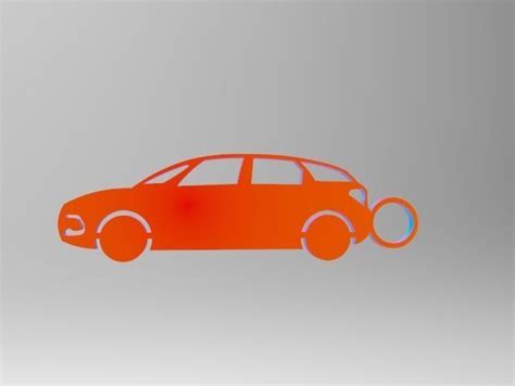 Car Model Keychain 3d Model 3d Printable Cgtrader