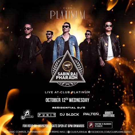 Sabin Rai and The Pharaoh Coming Live At Club Platinum