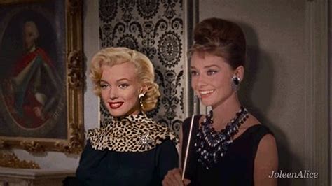 Audrey Hepburn With Marilyn Monroe