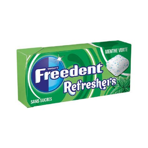 Freedent Refresher S Menthe Verte Sans Sucres