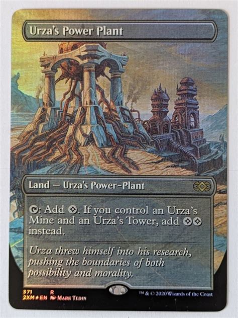 FOIL Urzas Power Plant From Double Masters Proxy