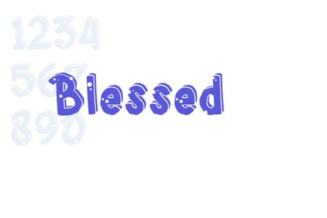 Blessed - Font Free [ Download Now ]