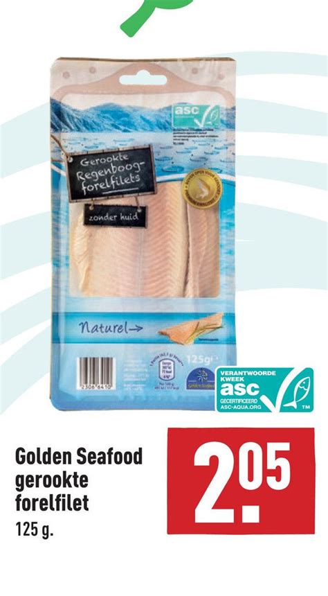 Golden Seafood Gerookte Forelfilet Aanbieding Bij Aldi