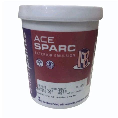 Asian Paints Ace Sparc Exterior Emulsion Paint Packaging Size L At