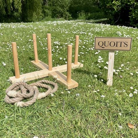 Quoits Ring Toss Game Jaques And Co Rustic Hire