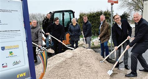 Landkreis Wesermarsch Offizieller Erster Spatenstich F R