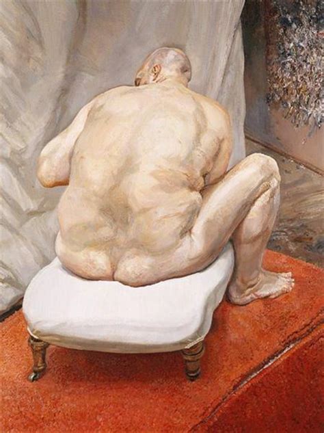 Naked Man Back View 1992 Lucian Freud WikiArt Org