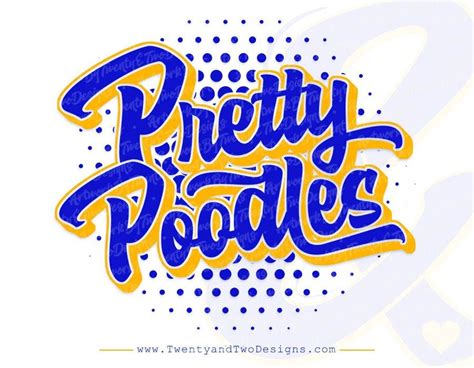 Pretty Poodles Sgrho Sigma Gamma Rho Digital Image Digital Drawing